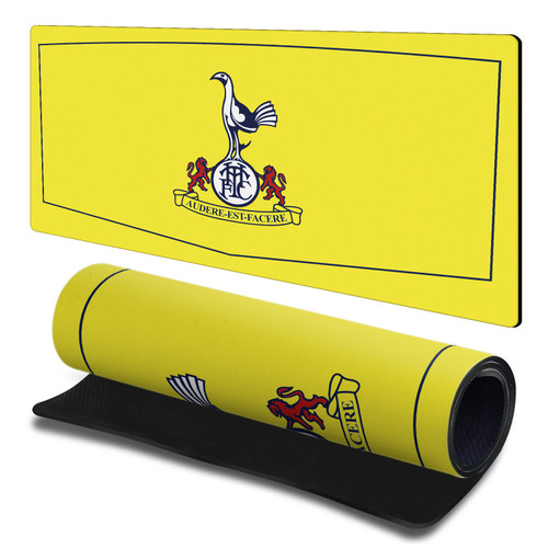 Tottenham Hotspur F.C. 2025/26 Badge Kit Third Gaming Office Desk PC Keyboard Mouse Mat Pad 23.62 x 11.81 x 0.12 inches (600 x 300 mm) - L