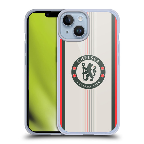 Chelsea Football Club 2025/26 Kit Away Soft Gel Case for Apple iPhone 14 Chelsea Football Club 2025/26 Kit Away Soft Gel Case for Apple iPhone 14
