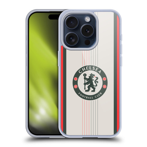 Chelsea Football Club 2025/26 Kit Away Soft Gel Case for Apple iPhone 15 Pro Chelsea Football Club 2025/26 Kit Away Soft Gel Case for Apple iPhone 15 Pro