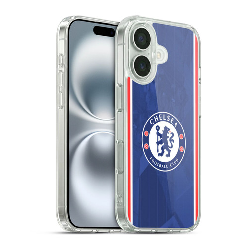 Chelsea Football Club 2025/26 Kit Home Soft Gel Case for Apple iPhone 16 & MagSafe