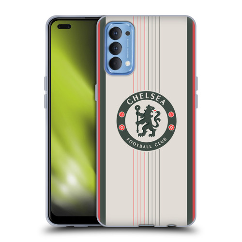 Chelsea Football Club 2025/26 Kit Away Soft Gel Case for OPPO Reno 4 5G Chelsea Football Club 2025/26 Kit Away Soft Gel Case for OPPO Reno 4 5G