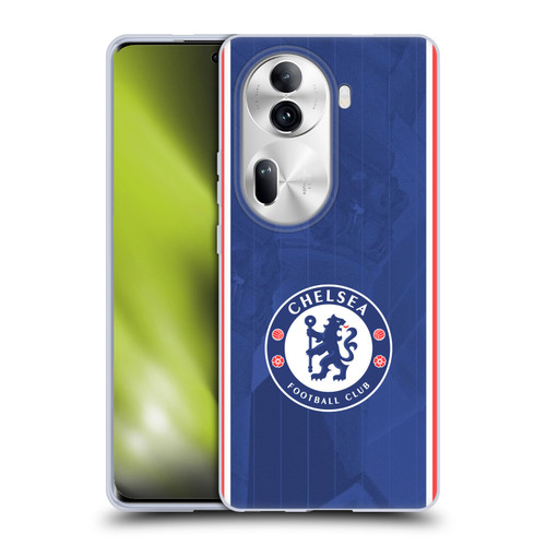 Chelsea Football Club 2025/26 Kit Home Soft Gel Case for OPPO Reno11 Pro Chelsea Football Club 2025/26 Kit Home Soft Gel Case for OPPO Reno11 Pro