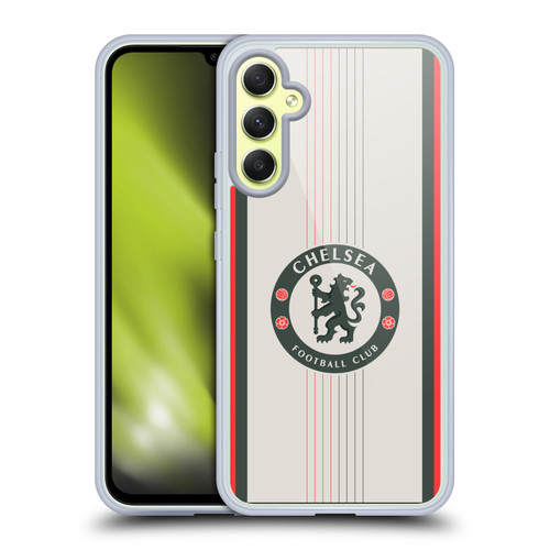 Chelsea Football Club 2025/26 Kit Away Soft Gel Case for Samsung Galaxy A34 5G Chelsea Football Club 2025/26 Kit Away Soft Gel Case for Samsung Galaxy A34 5G