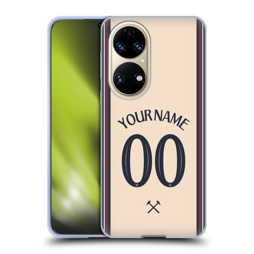 Custom Customised Personalised West Ham United FC 2025/26 Kit Away Soft Gel Case for Huawei P50 Custom Customised Personalised West Ham United FC 2025/26 Kit Away Soft Gel Case for Huawei P50