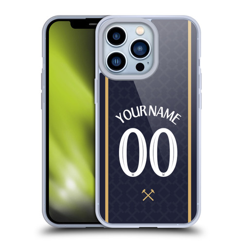 Custom Customised Personalised West Ham United FC 2025/26 Kit Third Soft Gel Case for Apple iPhone 13 Pro Custom Customised Personalised West Ham United FC 2025/26 Kit Third Soft Gel Case for Apple iPhone 13 Pro