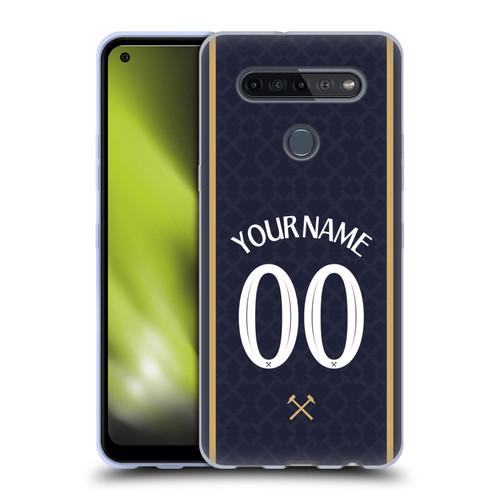 Custom Customised Personalised West Ham United FC 2025/26 Kit Third Soft Gel Case for LG K51S