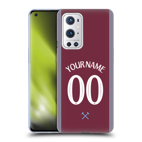 Custom Customised Personalised West Ham United FC 2025/26 Kit Home Soft Gel Case for OnePlus 9 Pro Custom Customised Personalised West Ham United FC 2025/26 Kit Home Soft Gel Case for OnePlus 9 Pro