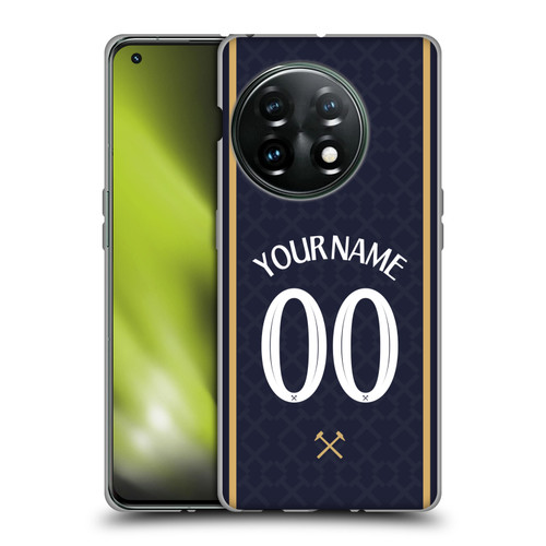 Custom Customised Personalised West Ham United FC 2025/26 Kit Third Soft Gel Case for OnePlus 11 5G Custom Customised Personalised West Ham United FC 2025/26 Kit Third Soft Gel Case for OnePlus 11 5G