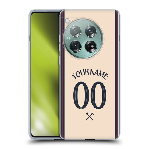 Custom Customised Personalised West Ham United FC 2025/26 Kit Away Soft Gel Case for OnePlus 12 Custom Customised Personalised West Ham United FC 2025/26 Kit Away Soft Gel Case for OnePlus 12