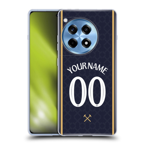 Custom Customised Personalised West Ham United FC 2025/26 Kit Third Soft Gel Case for OnePlus 12R Custom Customised Personalised West Ham United FC 2025/26 Kit Third Soft Gel Case for OnePlus 12R