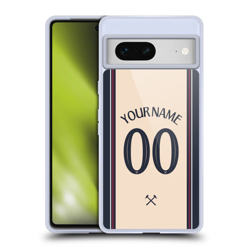 Custom Customised Personalised West Ham United FC 2025/26 Kit Away Soft Gel Case for Google Pixel 7 Custom Customised Personalised West Ham United FC 2025/26 Kit Away Soft Gel Case for Google Pixel 7
