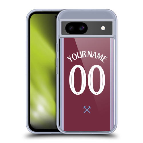 Custom Customised Personalised West Ham United FC 2025/26 Kit Home Soft Gel Case for Google Pixel 8a Custom Customised Personalised West Ham United FC 2025/26 Kit Home Soft Gel Case for Google Pixel 8a