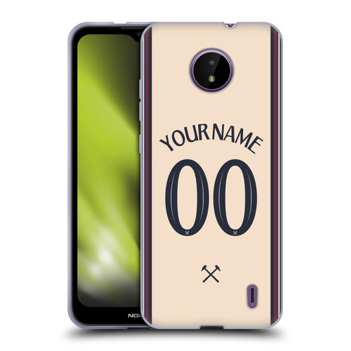 Custom Customised Personalised West Ham United FC 2025/26 Kit Away Soft Gel Case for Nokia C10 / C20 Custom Customised Personalised West Ham United FC 2025/26 Kit Away Soft Gel Case for Nokia C10 / C20
