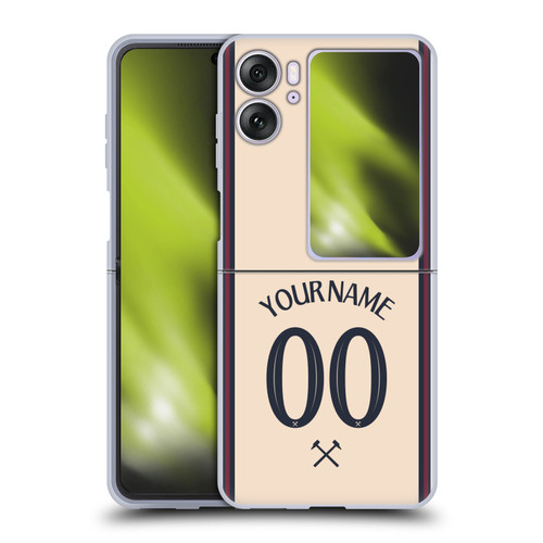 Custom Customised Personalised West Ham United FC 2025/26 Kit Away Soft Gel Case for OPPO Find N2 Flip Custom Customised Personalised West Ham United FC 2025/26 Kit Away Soft Gel Case for OPPO Find N2 Flip
