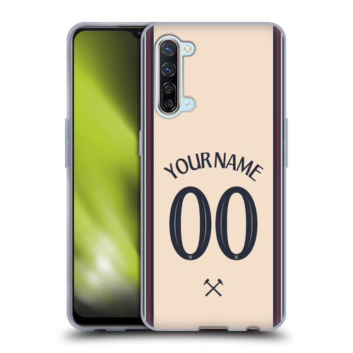 Custom Customised Personalised West Ham United FC 2025/26 Kit Away Soft Gel Case for OPPO Find X2 Lite 5G Custom Customised Personalised West Ham United FC 2025/26 Kit Away Soft Gel Case for OPPO Find X2 Lite 5G
