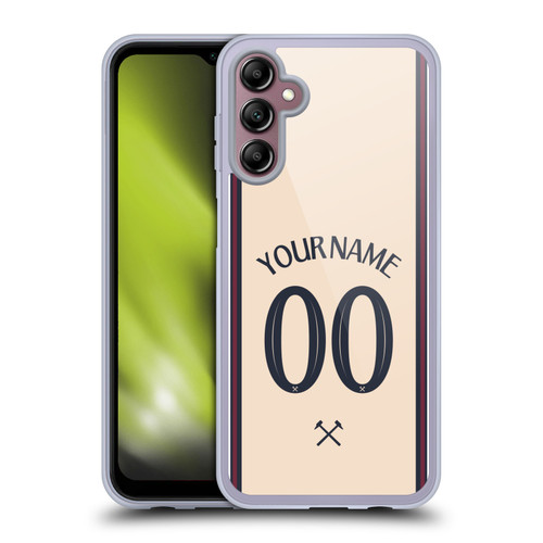 Custom Customised Personalised West Ham United FC 2025/26 Kit Away Soft Gel Case for Samsung Galaxy A14 5G Custom Customised Personalised West Ham United FC 2025/26 Kit Away Soft Gel Case for Samsung Galaxy A14 5G