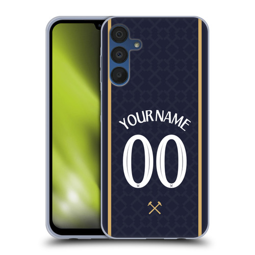 Custom Customised Personalised West Ham United FC 2025/26 Kit Third Soft Gel Case for Samsung Galaxy A15 Custom Customised Personalised West Ham United FC 2025/26 Kit Third Soft Gel Case for Samsung Galaxy A15