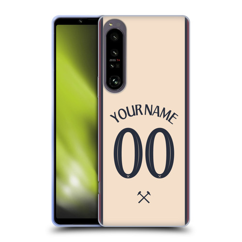 Custom Customised Personalised West Ham United FC 2025/26 Kit Away Soft Gel Case for Sony Xperia 1 IV Custom Customised Personalised West Ham United FC 2025/26 Kit Away Soft Gel Case for Sony Xperia 1 IV