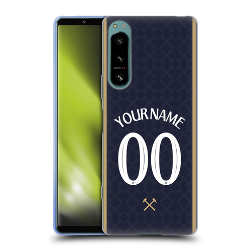 Custom Customised Personalised West Ham United FC 2025/26 Kit Third Soft Gel Case for Sony Xperia 5 IV Custom Customised Personalised West Ham United FC 2025/26 Kit Third Soft Gel Case for Sony Xperia 5 IV