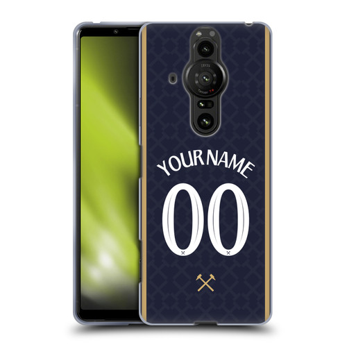 Custom Customised Personalised West Ham United FC 2025/26 Kit Third Soft Gel Case for Sony Xperia Pro-I Custom Customised Personalised West Ham United FC 2025/26 Kit Third Soft Gel Case for Sony Xperia Pro-I