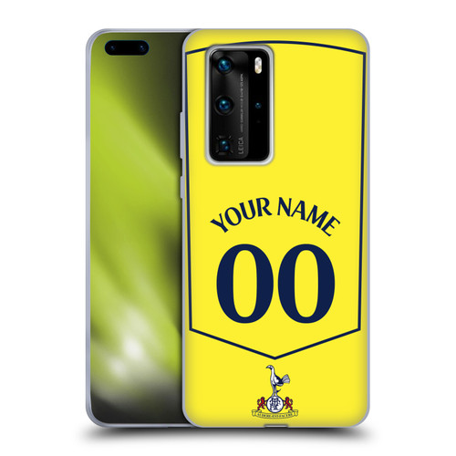 Custom Customised Personalised Tottenham Hotspur F.C. 2025/26 Badge Kit Third Soft Gel Case for Huawei P40 Pro / P40 Pro Plus 5G