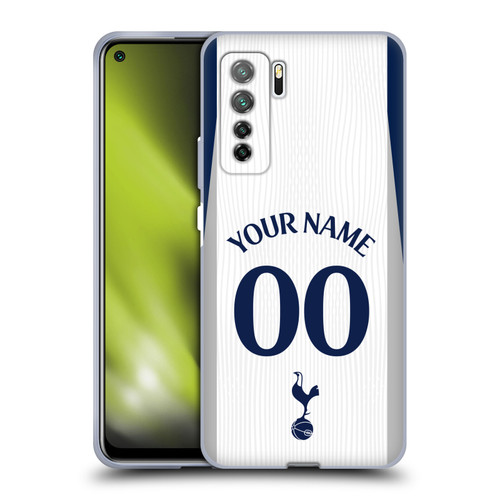 Custom Customised Personalised Tottenham Hotspur F.C. 2025/26 Badge Kit Home Soft Gel Case for Huawei Nova 7 SE/P40 Lite 5G