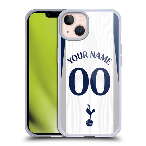 Custom Customised Personalised Tottenham Hotspur F.C. 2025/26 Badge Kit Home Soft Gel Case for Apple iPhone 13 Custom Customised Personalised Tottenham Hotspur F.C. 2025/26 Badge Kit Home Soft Gel Case for Apple iPhone 13