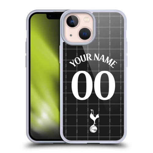 Custom Customised Personalised Tottenham Hotspur F.C. 2025/26 Badge Kit Away Soft Gel Case for Apple iPhone 13 Mini