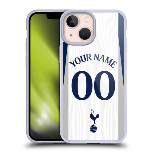 Custom Customised Personalised Tottenham Hotspur F.C. 2025/26 Badge Kit Home Soft Gel Case for Apple iPhone 13 Mini Custom Customised Personalised Tottenham Hotspur F.C. 2025/26 Badge Kit Home Soft Gel Case for Apple iPhone 13 Mini