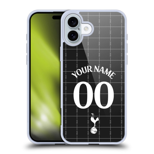 Custom Customised Personalised Tottenham Hotspur F.C. 2025/26 Badge Kit Away Soft Gel Case for Apple iPhone 16 Plus Custom Customised Personalised Tottenham Hotspur F.C. 2025/26 Badge Kit Away Soft Gel Case for Apple iPhone 16 Plus