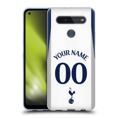 Custom Customised Personalised Tottenham Hotspur F.C. 2025/26 Badge Kit Home Soft Gel Case for LG K51S