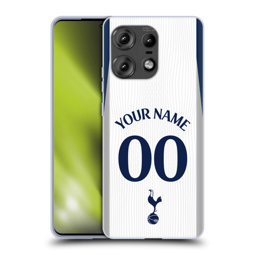 Custom Customised Personalised Tottenham Hotspur F.C. 2025/26 Badge Kit Home Soft Gel Case for Motorola Edge 50 Pro Custom Customised Personalised Tottenham Hotspur F.C. 2025/26 Badge Kit Home Soft Gel Case for Motorola Edge 50 Pro