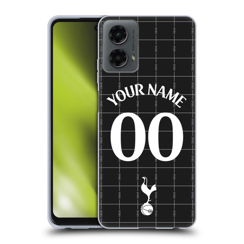 Custom Customised Personalised Tottenham Hotspur F.C. 2025/26 Badge Kit Away Soft Gel Case for Motorola Moto G (2024)