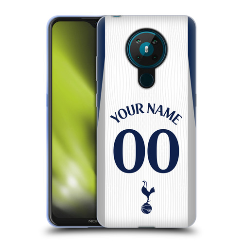 Custom Customised Personalised Tottenham Hotspur F.C. 2025/26 Badge Kit Home Soft Gel Case for Nokia 5.3 Custom Customised Personalised Tottenham Hotspur F.C. 2025/26 Badge Kit Home Soft Gel Case for Nokia 5.3