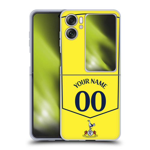 Custom Customised Personalised Tottenham Hotspur F.C. 2025/26 Badge Kit Third Soft Gel Case for OPPO Find N2 Flip Custom Customised Personalised Tottenham Hotspur F.C. 2025/26 Badge Kit Third Soft Gel Case for OPPO Find N2 Flip