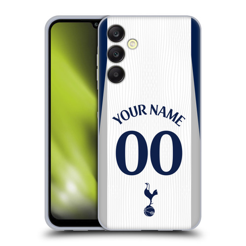 Custom Customised Personalised Tottenham Hotspur F.C. 2025/26 Badge Kit Home Soft Gel Case for Samsung Galaxy A25 5G
