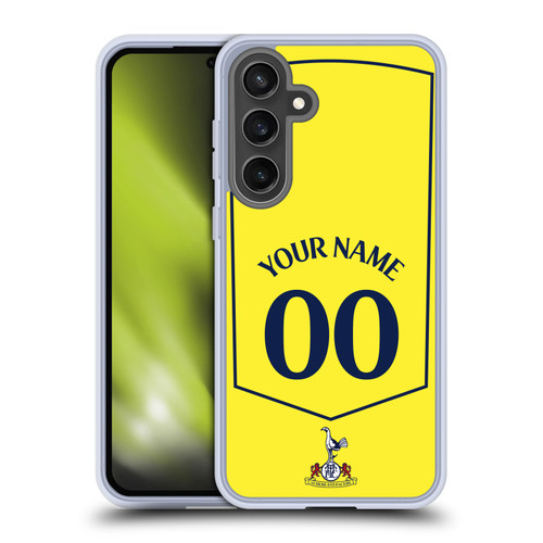 Custom Customised Personalised Tottenham Hotspur F.C. 2025/26 Badge Kit Third Soft Gel Case for Samsung Galaxy S24 FE