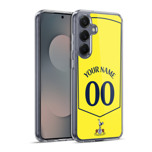 Custom Customised Personalised Tottenham Hotspur F.C. 2025/26 Badge Kit Third Soft Gel Case for Samsung Galaxy S25+ & MagSafe