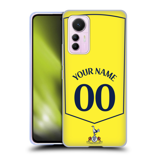 Custom Customised Personalised Tottenham Hotspur F.C. 2025/26 Badge Kit Third Soft Gel Case for Xiaomi 12 Lite