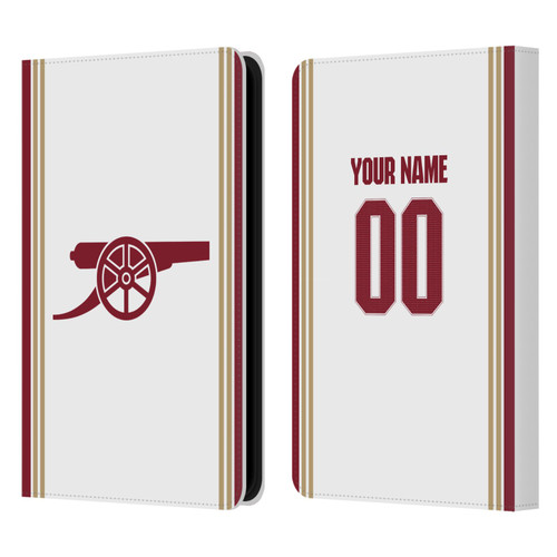 Custom Customised Personalised Arsenal FC 2025/26 Kit Third Leather Book Wallet Case Cover For Amazon Kindle Paperwhite 5 (2021)