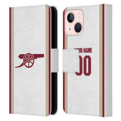 Custom Customised Personalised Arsenal FC 2025/26 Kit Third Leather Book Wallet Case Cover For Apple iPhone 13 Mini Custom Customised Personalised Arsenal FC 2025/26 Kit Third Leather Book Wallet Case Cover For Apple iPhone 13 Mini