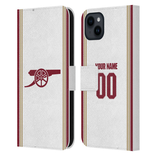Custom Customised Personalised Arsenal FC 2025/26 Kit Third Leather Book Wallet Case Cover For Apple iPhone 15 Plus Custom Customised Personalised Arsenal FC 2025/26 Kit Third Leather Book Wallet Case Cover For Apple iPhone 15 Plus