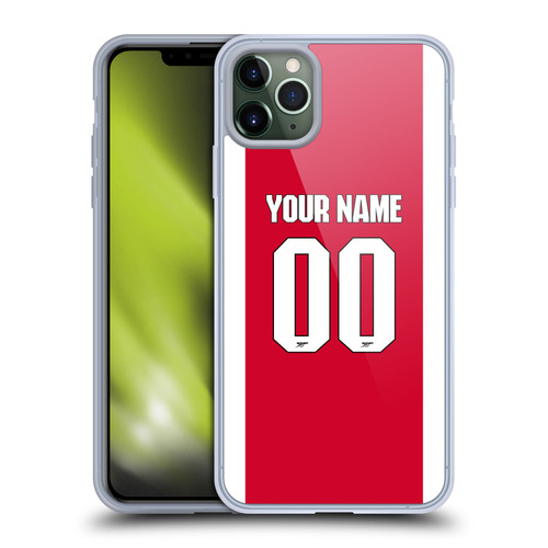 Custom Customised Personalised Arsenal FC 2025/26 Kit Home Soft Gel Case for Apple iPhone 11 Pro Max Custom Customised Personalised Arsenal FC 2025/26 Kit Home Soft Gel Case for Apple iPhone 11 Pro Max