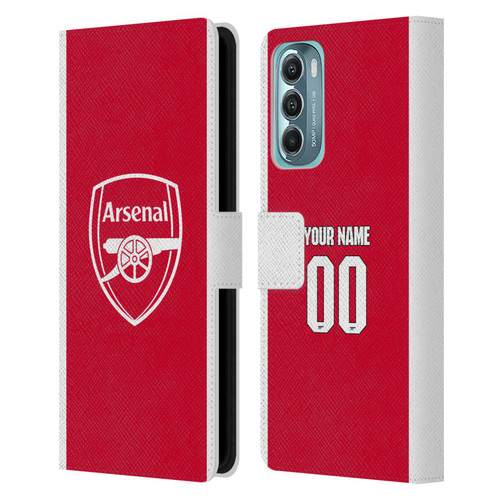 Custom Customised Personalised Arsenal FC 2025/26 Kit Home Leather Book Wallet Case Cover For Motorola Moto G Stylus 5G (2022) Custom Customised Personalised Arsenal FC 2025/26 Kit Home Leather Book Wallet Case Cover For Motorola Moto G Stylus 5G (2022)