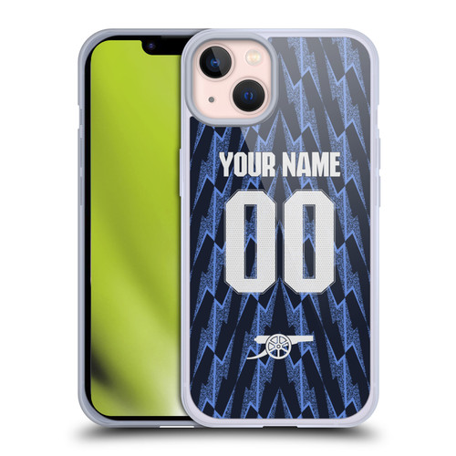 Custom Customised Personalised Arsenal FC 2025/26 Kit Away Soft Gel Case for Apple iPhone 13 Custom Customised Personalised Arsenal FC 2025/26 Kit Away Soft Gel Case for Apple iPhone 13