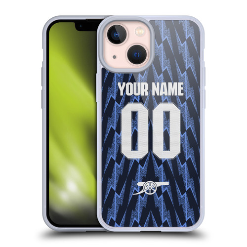 Custom Customised Personalised Arsenal FC 2025/26 Kit Away Soft Gel Case for Apple iPhone 13 Mini Custom Customised Personalised Arsenal FC 2025/26 Kit Away Soft Gel Case for Apple iPhone 13 Mini