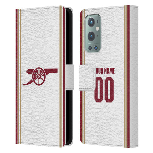Custom Customised Personalised Arsenal FC 2025/26 Kit Third Leather Book Wallet Case Cover For OnePlus 9 Custom Customised Personalised Arsenal FC 2025/26 Kit Third Leather Book Wallet Case Cover For OnePlus 9
