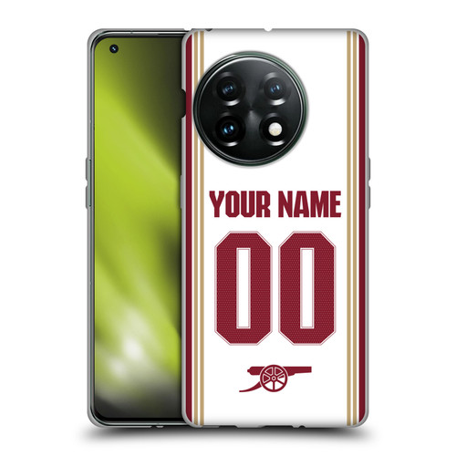 Custom Customised Personalised Arsenal FC 2025/26 Kit Third Soft Gel Case for OnePlus 11 5G