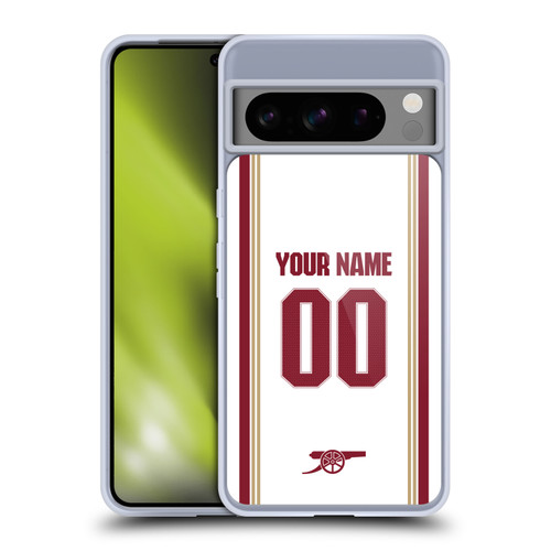 Custom Customised Personalised Arsenal FC 2025/26 Kit Third Soft Gel Case for Google Pixel 8 Pro