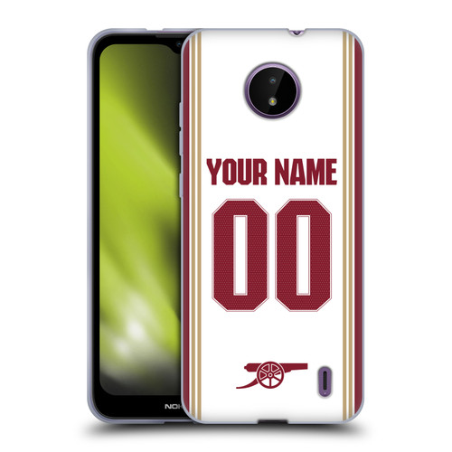 Custom Customised Personalised Arsenal FC 2025/26 Kit Third Soft Gel Case for Nokia C10 / C20 Custom Customised Personalised Arsenal FC 2025/26 Kit Third Soft Gel Case for Nokia C10 / C20